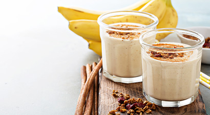 Valnöt Banan Lucuma Smoothie | Hälsosamt nytt drinkrecept | WeightWorld