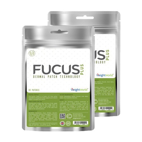 Fucus+ Patches – 60 st Bantningsplåster med Fucus Vesiculosus - 2-Pack spara 5%