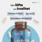 L-karnitin är ett aminosyraliknande ämne lämpligt för träning, energi och viktminskning.